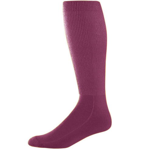 Augusta Sportswear Wicking Athletic Sock (6085), Color 'Maroon'